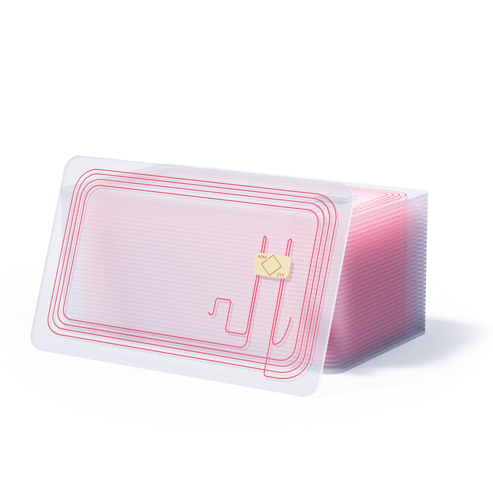 Amazon.co.jp: NFCタグ クリア NFCカード NFC 215カード 書き換え可能